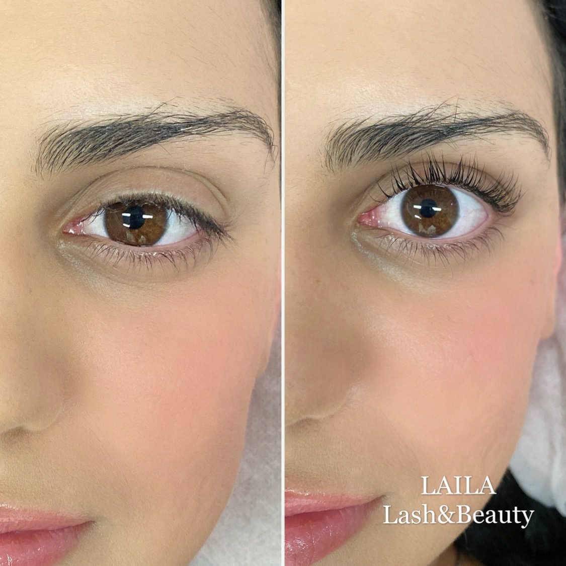 Korean Keratin Lash Lift Before-After
