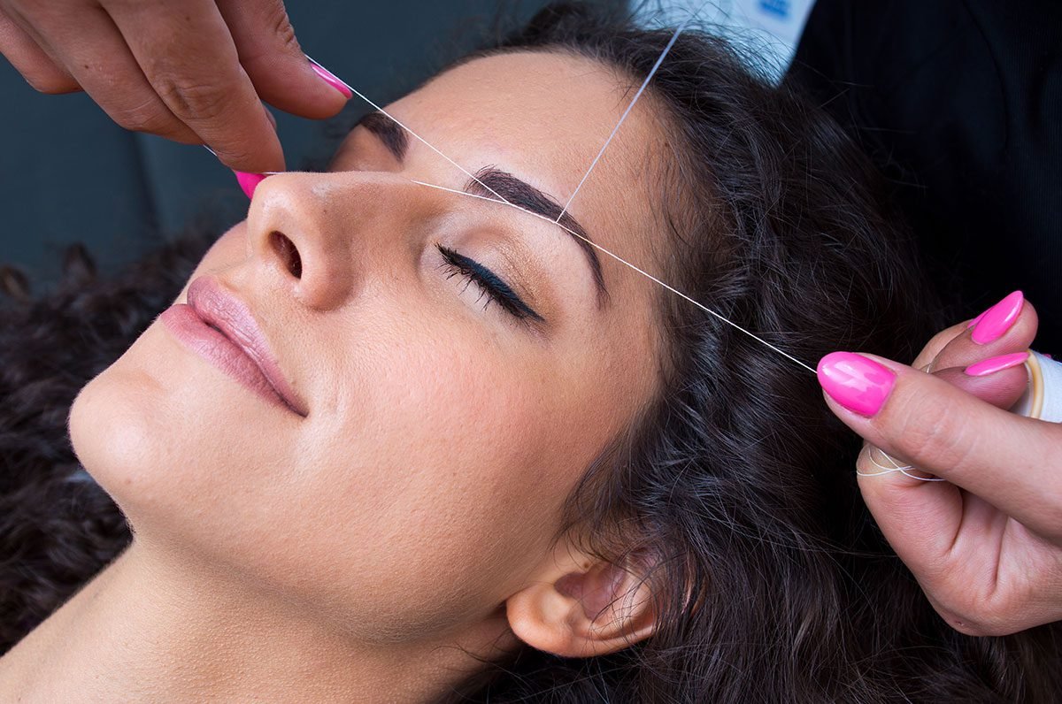 threading eyebrow